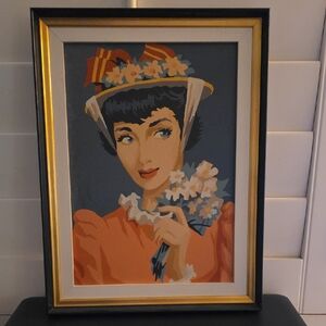 Vintage Paint By Nymbers Portraits